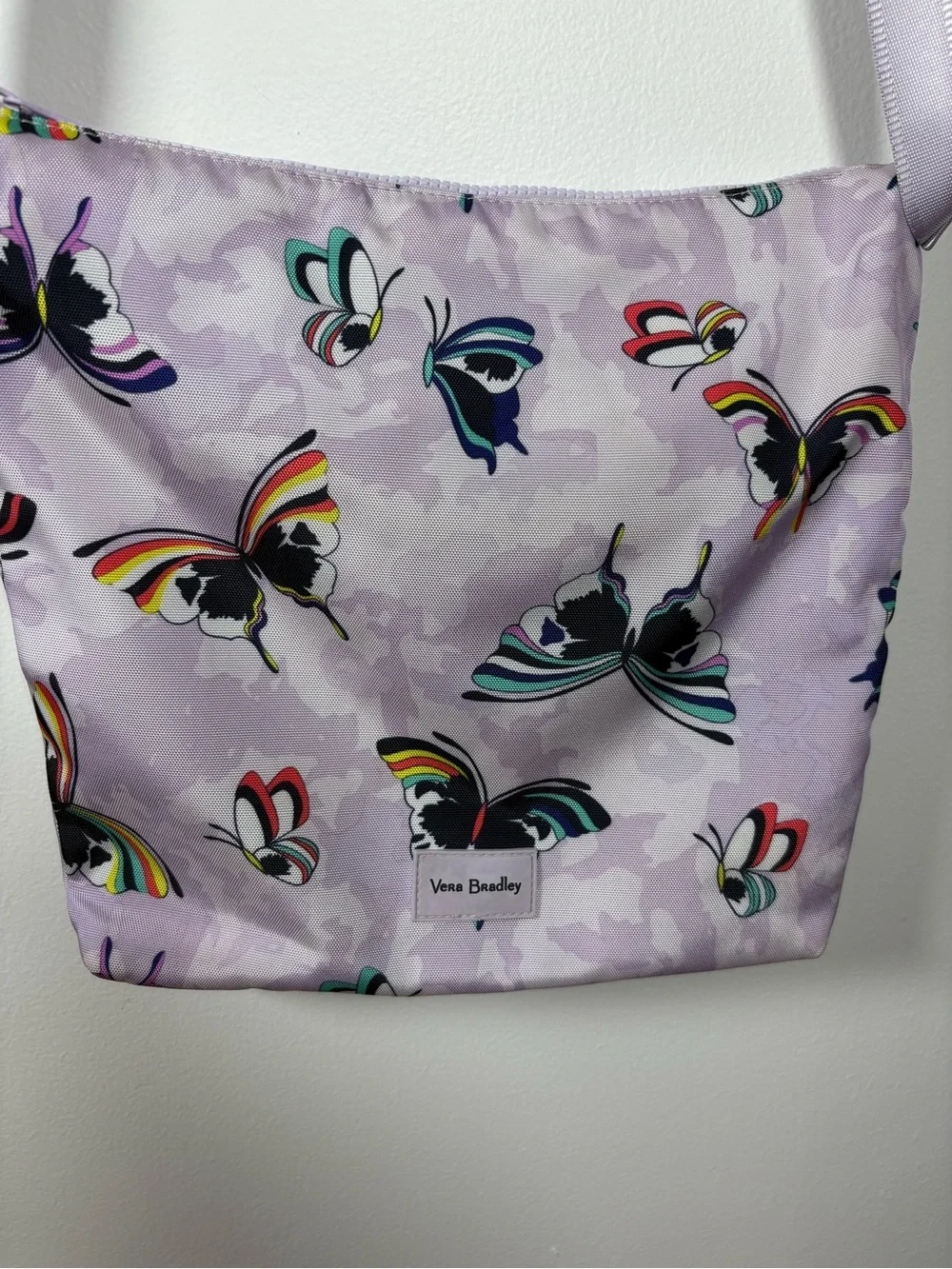 Lavender Butterfly Crossbody Bag - Vera Bradley - Picture 2 of 4